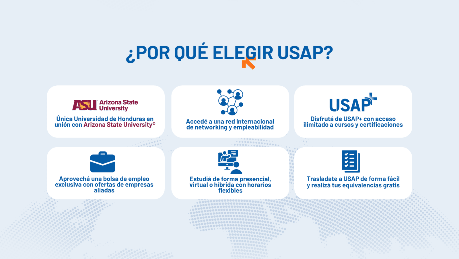 Beneficios de estudiar en USAP
